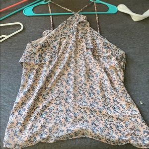 naked zebra floral tank small